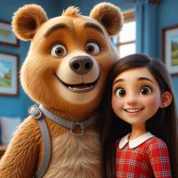 Prankster Girl Vs Angry Bear